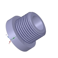 Clamp decorative for external and internal wiring 3dprint - Thumbnail 7
