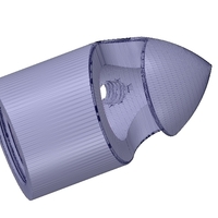 Clamp decorative for external and internal wiring 3dprint - Thumbnail 8