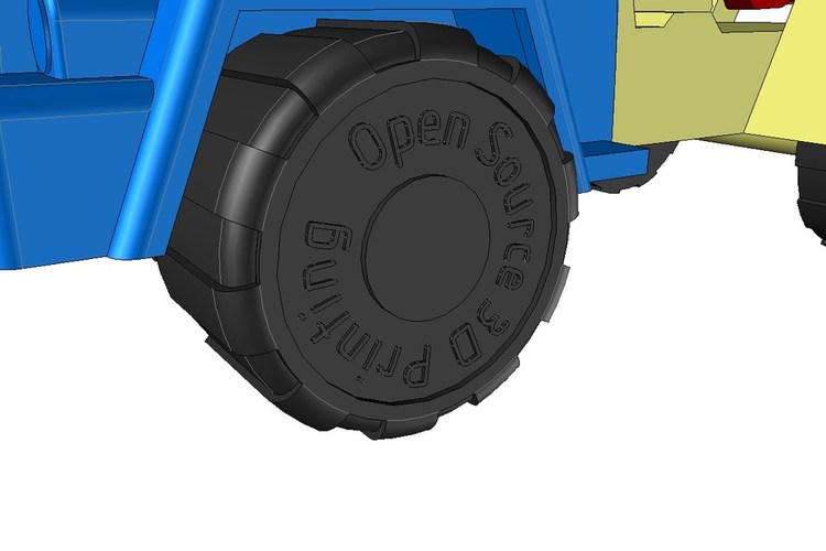 Toy Dump Truck 3D Print 25681