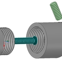 Clamp decorative for external and internal wiring 3dprint - Thumbnail 12