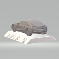 BMW i8  3D CAR MODEL HIGH QUALITY 3D PRINTING STL FILE - Thumbnail 3