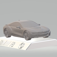 BMW i8  3D CAR MODEL HIGH QUALITY 3D PRINTING STL FILE - Thumbnail 4