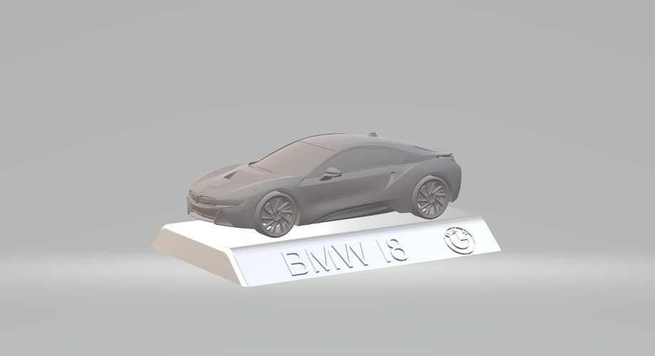 BMW i8  3D CAR MODEL HIGH QUALITY 3D PRINTING STL FILE