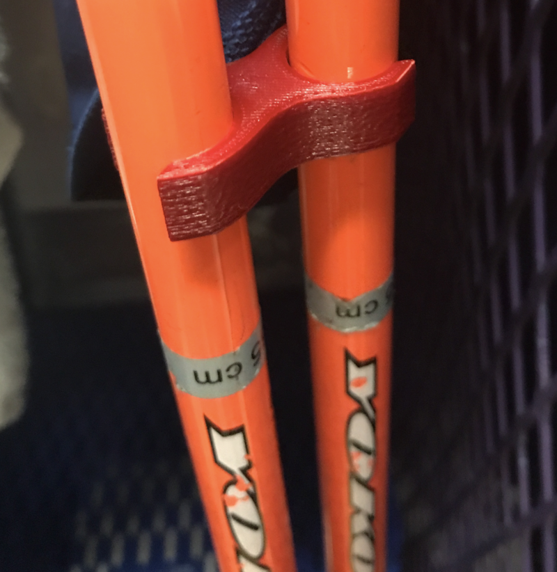 XC Ski Pole Clip