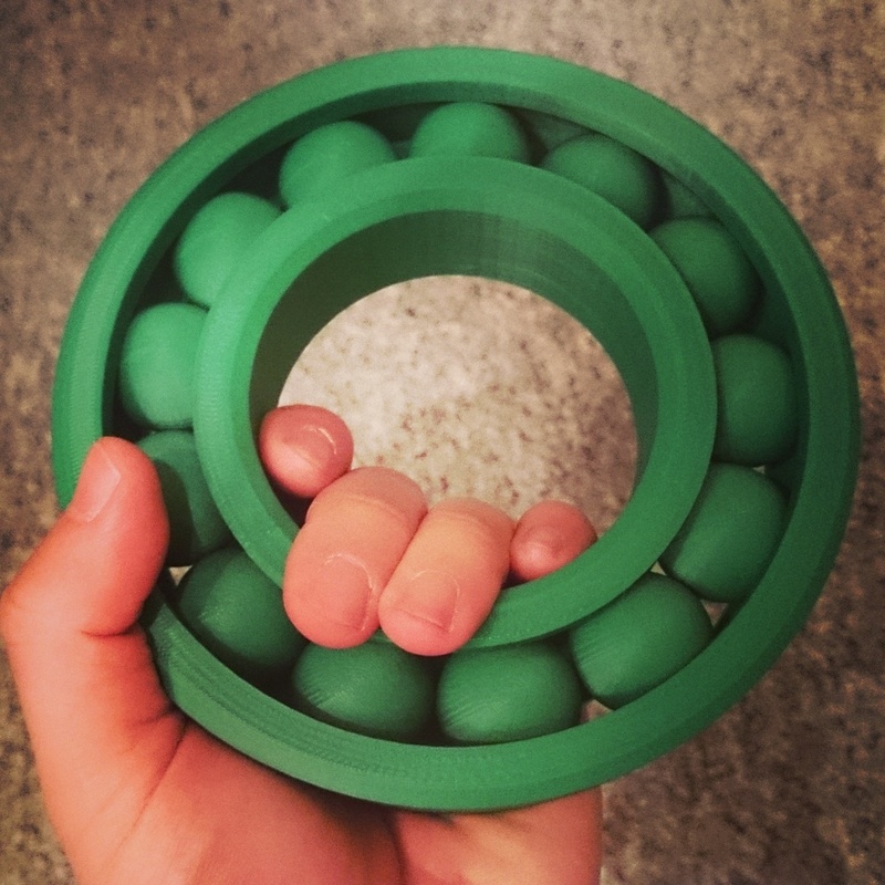 Large "Print-in-place" Ball Bearing (Ø145mm)