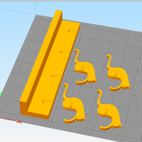 Cats Keychain Hanger Rack  - Thumbnail 2