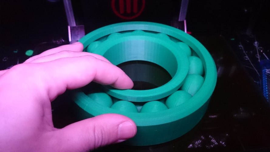 Large "Print-in-place" Ball Bearing (Ø145mm) 3D Print 25685