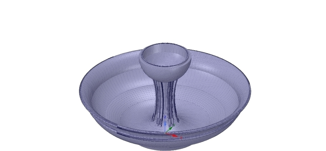 candy cane vase cup vessel v05 for 3d-print or cnc 3D Print 256856