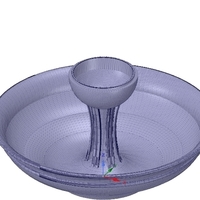 candy cane vase cup vessel v05 for 3d-print or cnc - Thumbnail 1