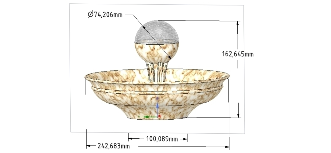 candy cane vase cup vessel v05 for 3d-print or cnc 3D Print 256859