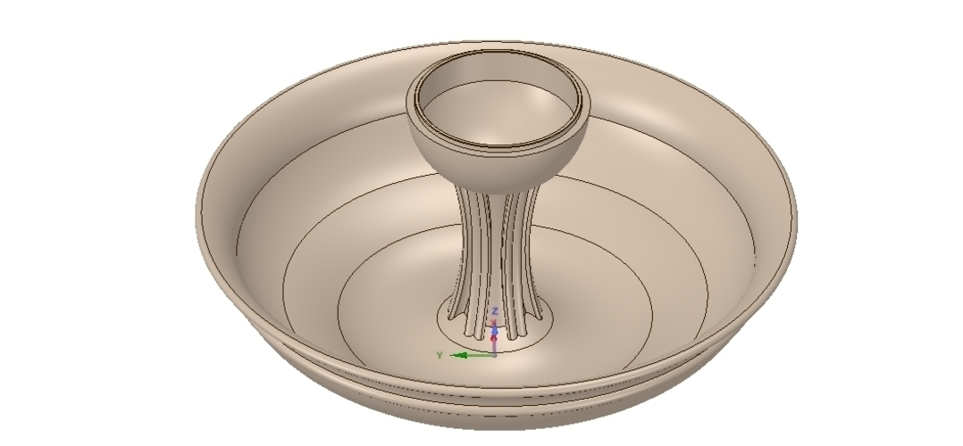 candy cane vase cup vessel v05 for 3d-print or cnc 3D Print 256865