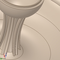 candy cane vase cup vessel v05 for 3d-print or cnc - Thumbnail 11