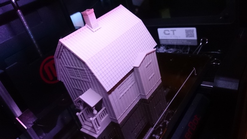 Swedish house, model (1:87, OpenRailway)
