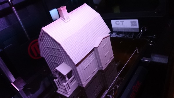 Swedish house, model (1:87, OpenRailway)