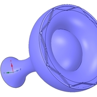 simple-made furniture handle knob kn06 3d-print and cnc - Thumbnail 4