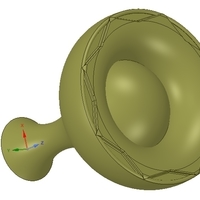 simple-made furniture handle knob kn06 3d-print and cnc - Thumbnail 5