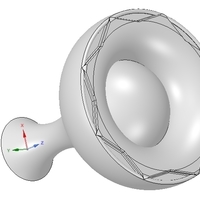 simple-made furniture handle knob kn06 3d-print and cnc - Thumbnail 6