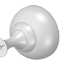 simple-made furniture handle knob kn06 3d-print and cnc - Thumbnail 7