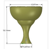 simple-made furniture handle knob kn06 3d-print and cnc - Thumbnail 9