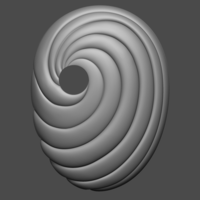 Tobi Mask from Naruto Shippuden - Fan Art for cosplay - Thumbnail 2