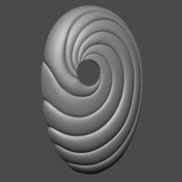 Tobi Mask from Naruto Shippuden - Fan Art for cosplay - Thumbnail 5