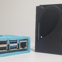 Raspberry Pi 4/4b Case (No supports - Single Print) - Thumbnail 1