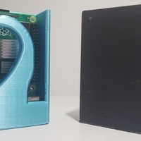 Raspberry Pi 4/4b Case (No supports - Single Print) - Thumbnail 2