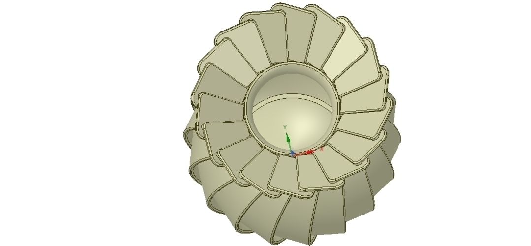 original origami flower vase vo01 for 3d-print or cnc 3D Print 257014