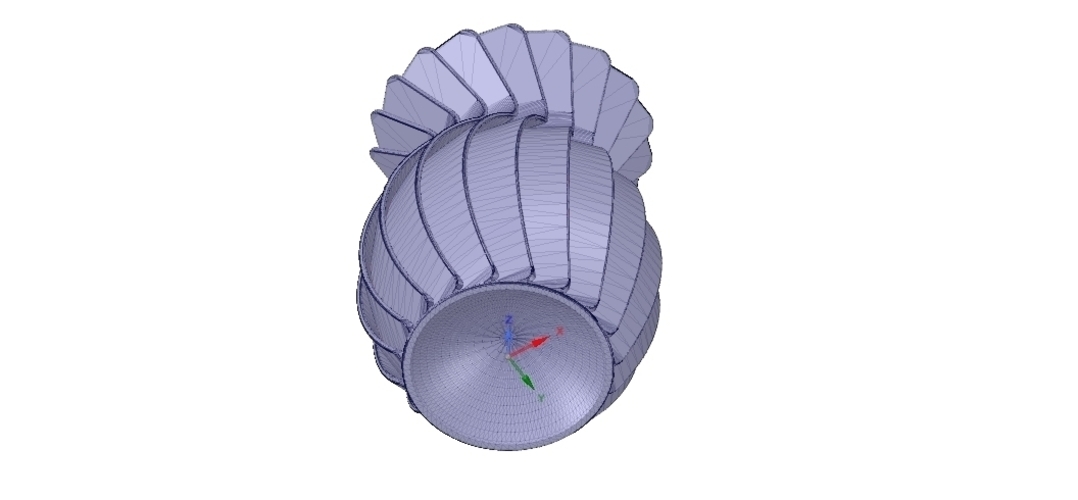 original origami flower vase vo01 for 3d-print or cnc 3D Print 257024
