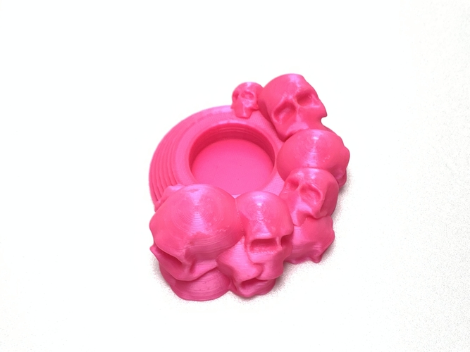 Skull tealight holder  3D Print 257048