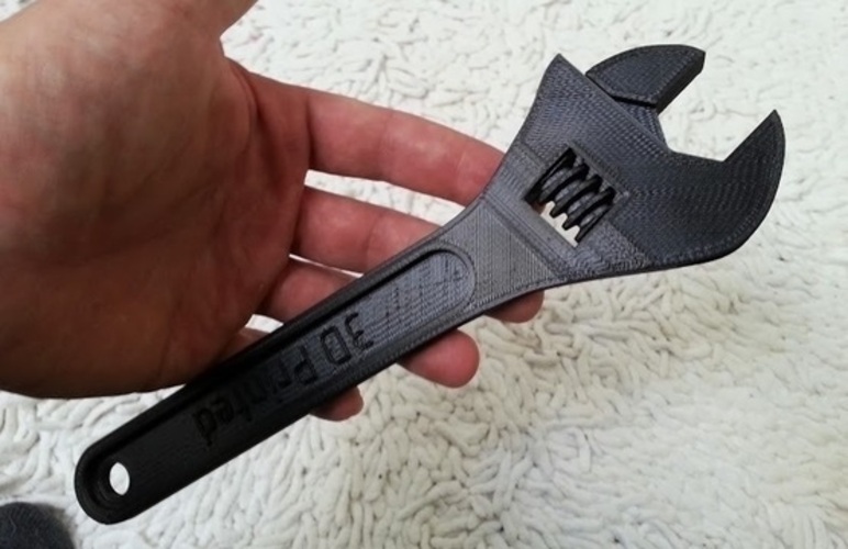 Print-In-Place Wrench reworked 3D Print 25706