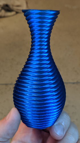 Textured Twist Vase 3D Print 257105