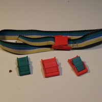 Flat belts buckles - full set - very strong design - Thumbnail 3