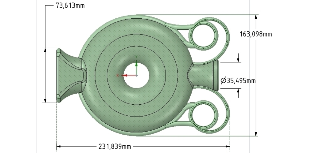 amphora greek cup vessel vase v03 for 3d print and cnc 3D Print 257115