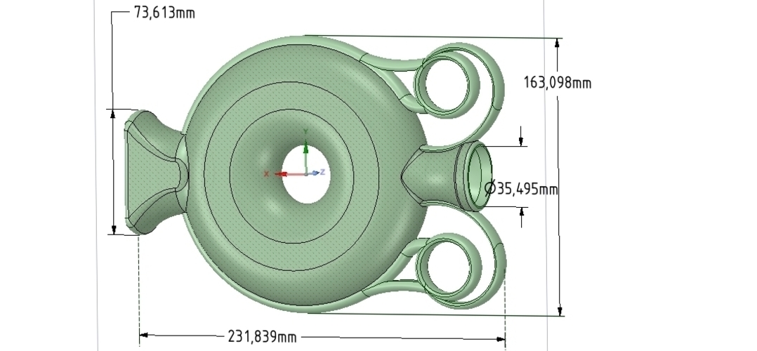 amphora greek cup vessel vase v03 for 3d print and cnc 3D Print 257116