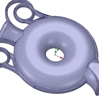 amphora greek cup vessel vase v03 for 3d print and cnc - Thumbnail 5