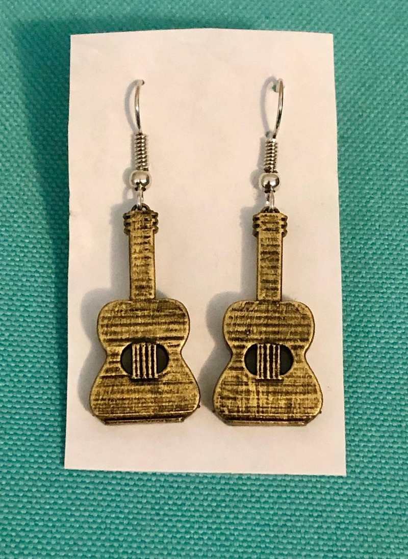 Guitar Earrings & Necklace - (Production samples included)