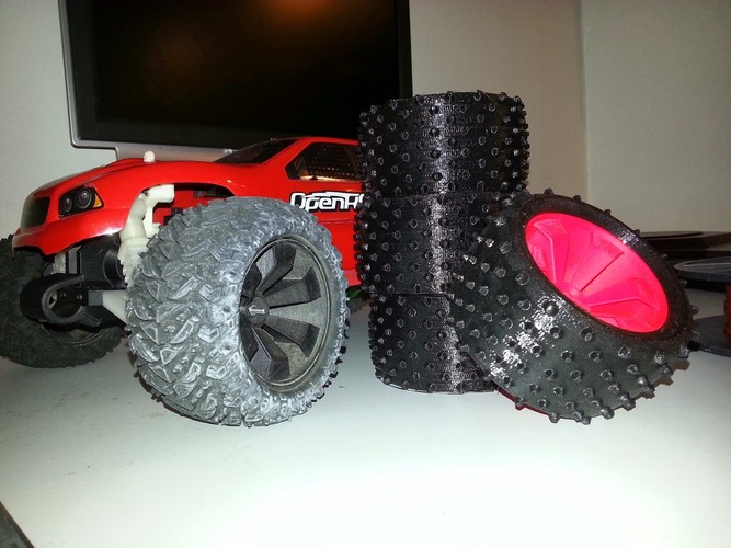 OpenRC Truggy Tire (Experimental) 3D Print 25716