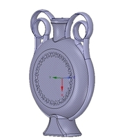 amphora greek cup vessel vase v04 for 3d print and cnc - Thumbnail 2