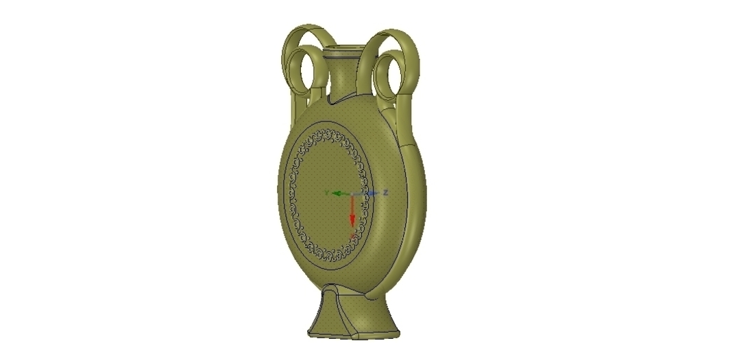 amphora greek cup vessel vase v04 for 3d print and cnc 3D Print 257200