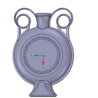 amphora greek cup vessel vase v04 for 3d print and cnc - Thumbnail 4