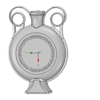 amphora greek cup vessel vase v04 for 3d print and cnc - Thumbnail 5