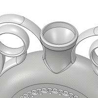 amphora greek cup vessel vase v04 for 3d print and cnc - Thumbnail 6