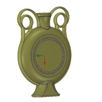 amphora greek cup vessel vase v04 for 3d print and cnc - Thumbnail 9
