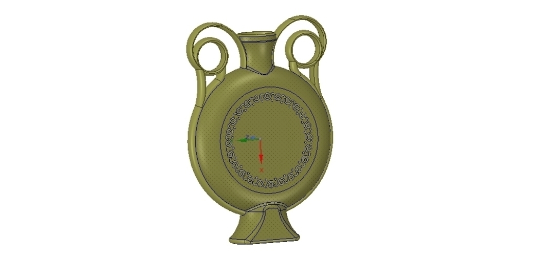 amphora greek cup vessel vase v04 for 3d print and cnc 3D Print 257207