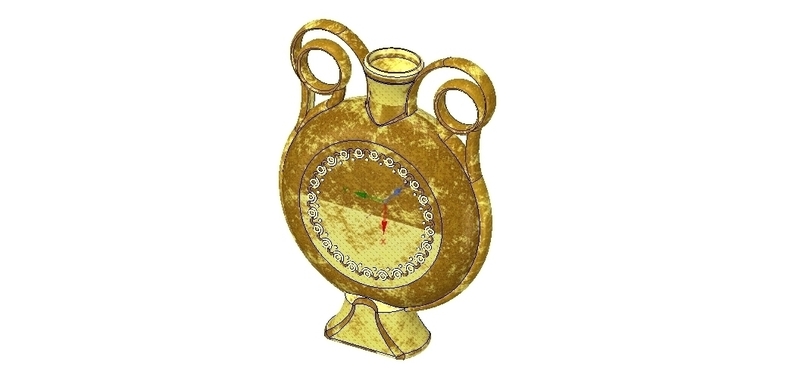 amphora greek cup vessel vase v04 for 3d print and cnc