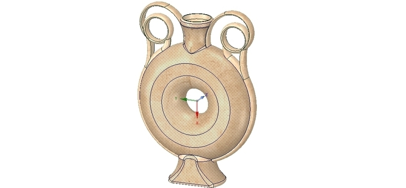 amphora greek cup vessel vase v03 for 3d print and cnc