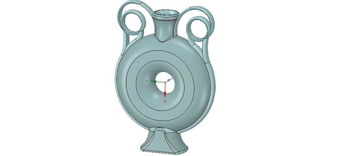 amphora greek cup vessel vase v03 for 3d print and cnc 3D Print 257227