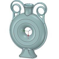 amphora greek cup vessel vase v03 for 3d print and cnc - Thumbnail 5