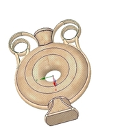 amphora greek cup vessel vase v03 for 3d print and cnc - Thumbnail 6
